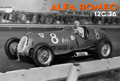 Alfa Romeo 12C 36 Type Motor Car